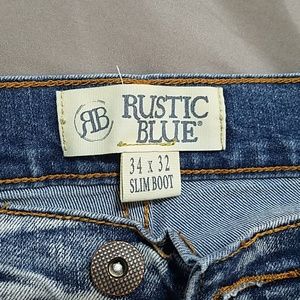 rustic blue jeans bootcut